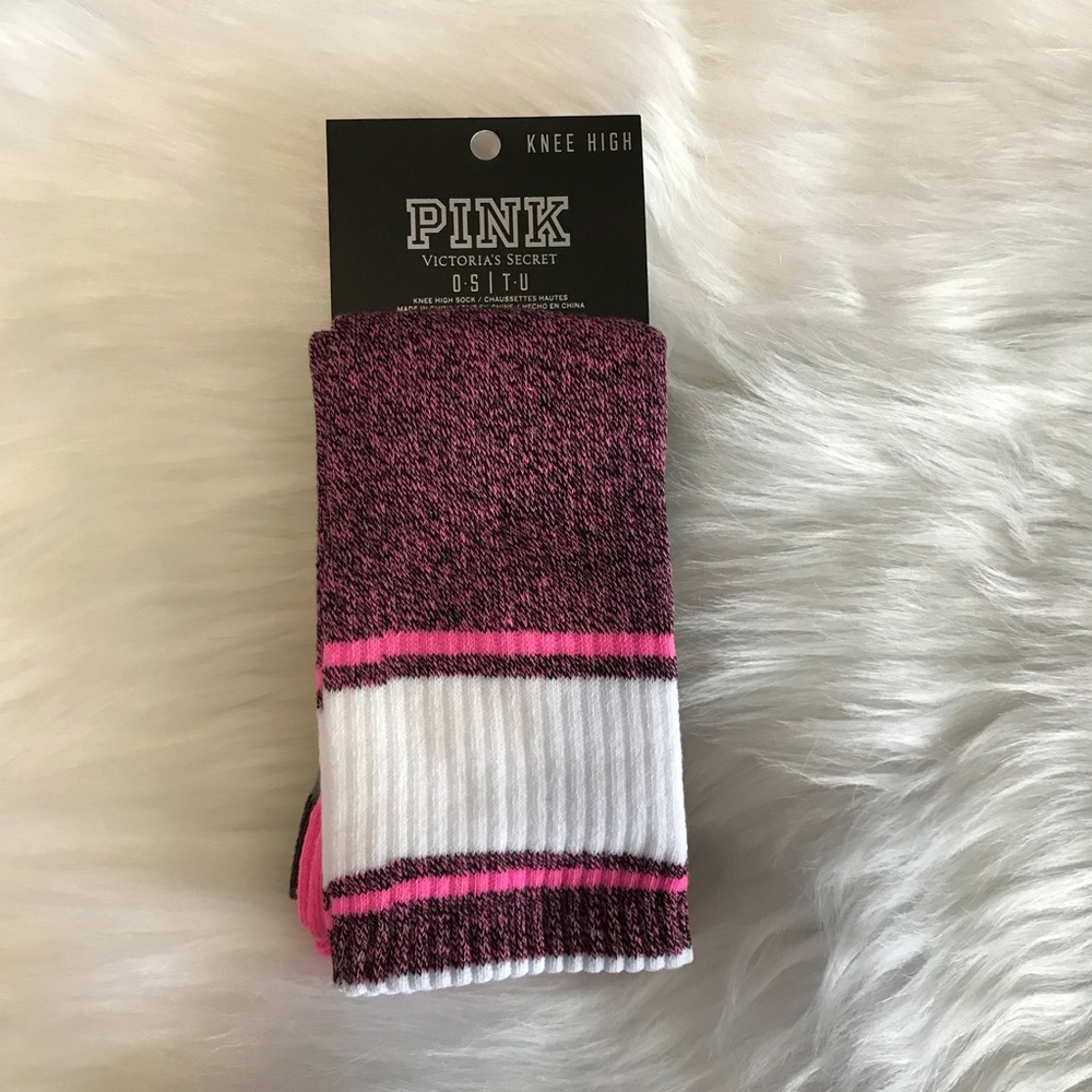 NEW Victoria’s Secret Pink Knee High Socks